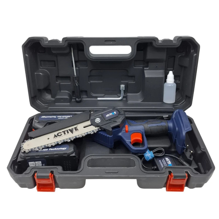 اره زنجیری شارژی اکتیو مدل AC33150L ظرفیت ۲۱ ولت براشلس