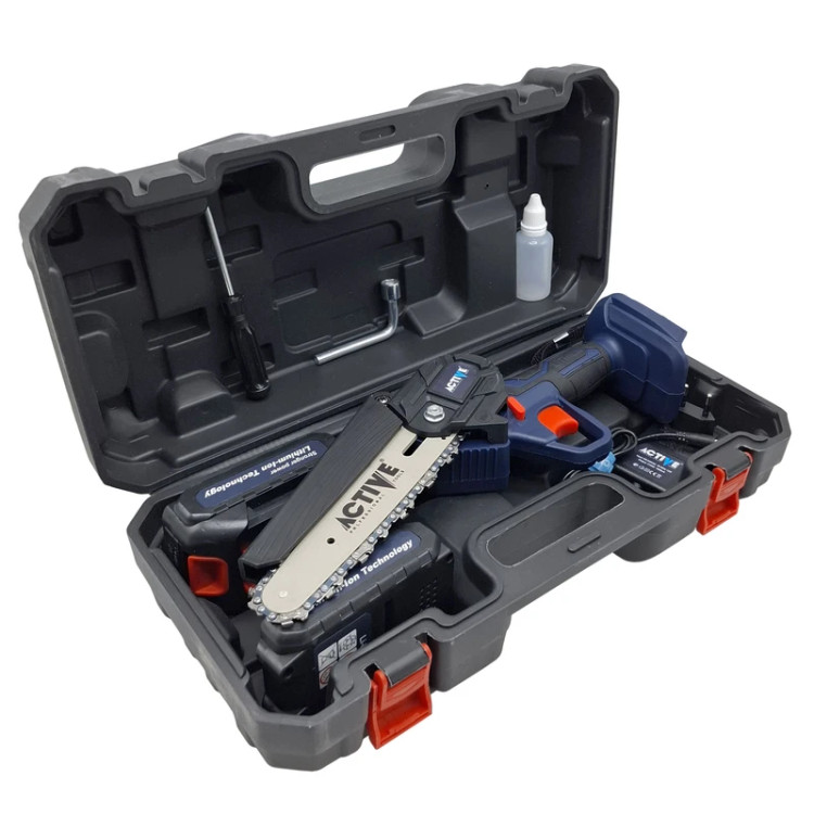 اره زنجیری شارژی اکتیو مدل AC33150L ظرفیت ۲۱ ولت براشلس