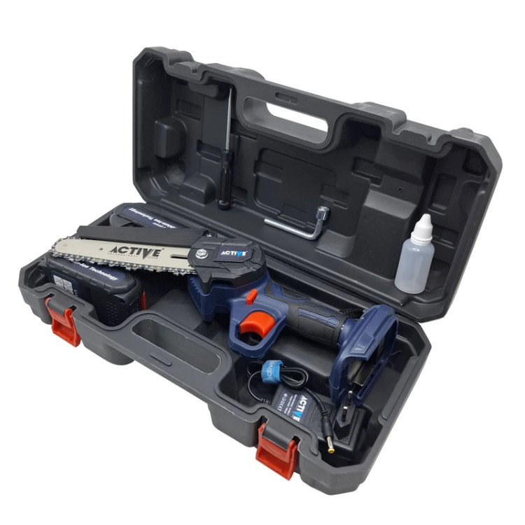 اره زنجیری شارژی اکتیو مدل AC33150L ظرفیت ۲۱ ولت براشلس